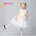 nuevos vestidos occidentales blancos del algodón del diseño de China viste los vestidos llenos de la princesa para los niños